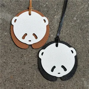 Charmant pendentif de sac en cuir panda mini accessoire de sac à main pour style de mode