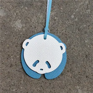 Charm sac en cuir panda mignon pendentif miniature accessoire de sac femme détail