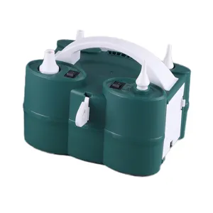 Electric balloon pump dual nozzle portable inflator machine for latex balloons party decoration