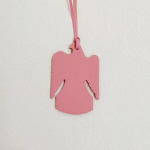 Colgante bolso pájaro cuero rosa, lindo colgante águila para bolsos, accesorio coche.