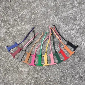 Colorful number 1 leather bag charm DIY pendant fashion keychain accessory decoration set