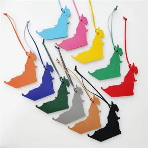 Genuine Leather UAE Map Bag Charm Colorful Cowhide Keychain Pendant Women Handbag Accessory Travel Souvenir Gift
