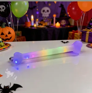 Halloween glowing bone light LED party decoration prop spooky festival atmosphere toy ornament