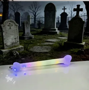 Halloween glowing bone lamp spooky party decoration LED night light prop props spooky.