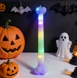 Halloween glowing bone shaped LED lamp party decoration props scene layout lighting toy