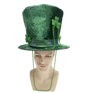 Groene St. Patricksdag hoge hoed klaver feesthoed feestkleding hoofddeksel decoratie