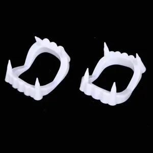 Halloween plastic vampire fangs white fake teeth scary party cosplay costume accessories