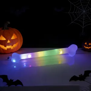 Halloween glowing bone lamp party decoration props spooky LED lights for holiday party layout