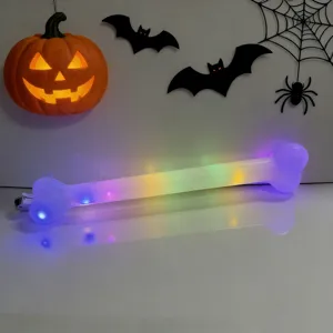 Halloween glowing bone light LED flashing party prop decoration for spooky holiday fun.