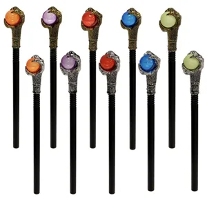 Halloween eagle claw crystal ball magic wand plastic scepter party costume accessory