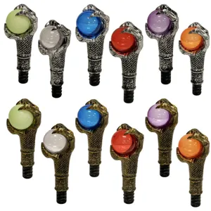 Halloween eagle claw crystal ball magic wand scepter costume party walking stick props