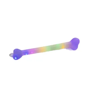 LED glowing bone light stick party decoration Halloween toy rainbow color luminous prop