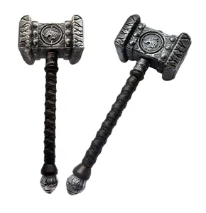 Halloween martello plastica Thor accessorio retro giocattolo festa decorazione arma