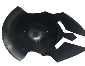 Roman Spartan warrior helmet black gold costume prop for Halloween party decoration