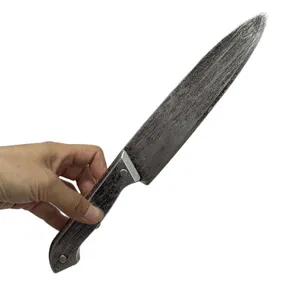 Halloween simulacion cuchillo plastico terror fiesta decoracion juguete accesorio