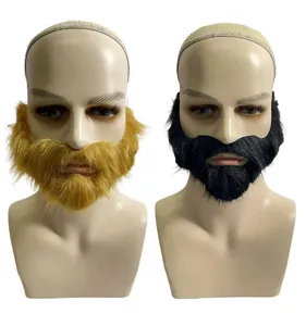 Barba finta artificiale uomo accessorio costume per festa di Halloween e spettacolo