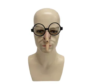 Funny long nose glasses prank prop for Halloween party, masquerade, and costume accessories.