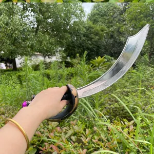 Halloween plastic pirate sword toy costume accessory party prop with golden handle and purple gem.