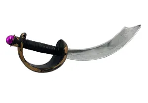 Plastic pirate sword toy for Halloween party costume cosplay accessory decoration item.