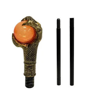 Halloween magic wand eagle claw ball prop plastic scepter costume accessory cosplay toy