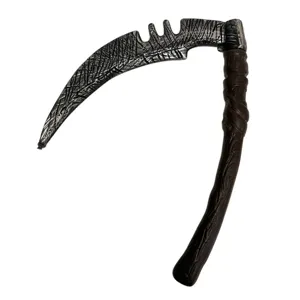 Halloween plastic grim reaper scythe toy prop for cosplay party performance costume accessory