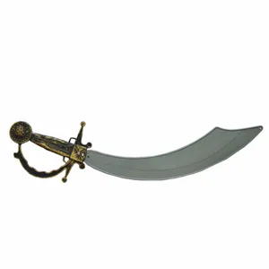 Halloween Kids Pirate Cutlass Toy Sword Plastic Weapon Prop For Cosplay Costume Party Dress Up Stage Performance