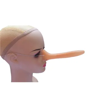 Long nose prop for Halloween children party cosplay costume funny wooden man toy accessory