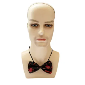 Halloween blood splatter bow tie party costume accessory scary festival neckwear decoration