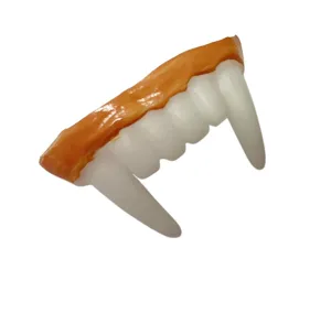 Halloween vampire fake teeth cosplay horror zombie props party costume accessories white orange