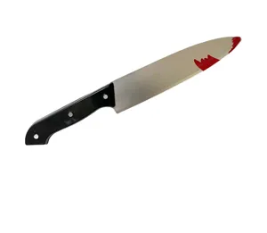 Halloween plastic bloody dagger prop cosplay costume accessory fake knife party decoration tool