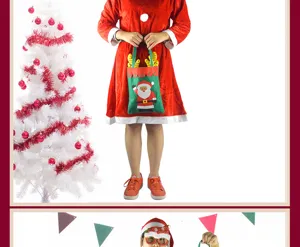 Erwachsene Weihnachten Kostüm Weihnachtsmann Anzug Party Performance festliches Outfit