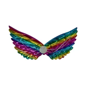 Colorful metallic angel wings for kids, perfect for costume party, dance performance and photography.