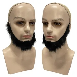 Halloween festa palcoscenico divertente finto barba nera costume cosplay oggetti di scena