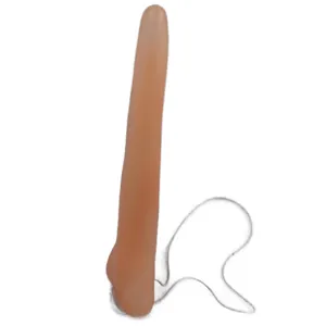 Close-up detail of the Pinocchio long nose prop, lightweight costume accessory with elastic string.