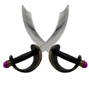 Halloween pirate sword toy set plastic cosplay party weapon props costume accessories
