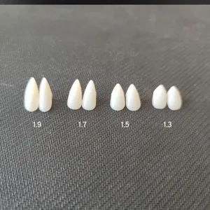 Halloween cosplay vampire fangs white false teeth props in four sizes for party dress up