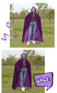 Halloween velvet cape cloak thickened high collar costume party performance purple cloak apparel.