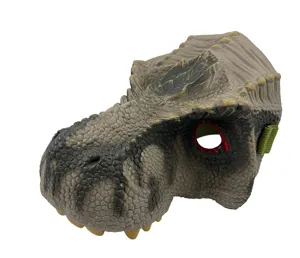 Kinder Dinosaurier Maske Kostüm Party T-Rex Tier Kopfbedeckung realistisches Rollenspiel Spielzeug
