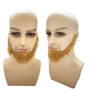 Halloween fake beard costume party funny full beard chin facial hair prop for men