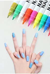 Professionele nail art schilderpen set voor DIY nageldesign, snel drogend en nauwkeurig.