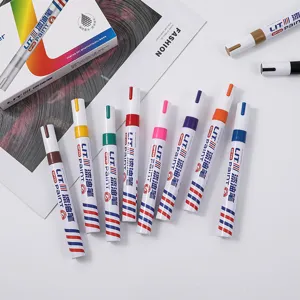 Bunte Farbstift wasserdichte auf Ölbasis Marker für Autoreifen und DIY Handwerk.
