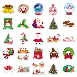 Christmas waterproof stickers decal set for skateboard luggage and notebook DIY decoration