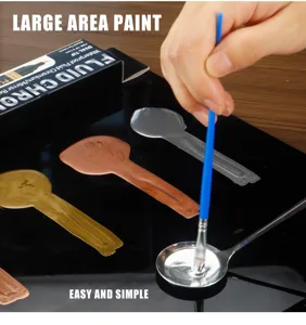 Doppelkopf metallischer Chrom Marker Stift wasserdichte Farbe fur Modellreparatur und Art