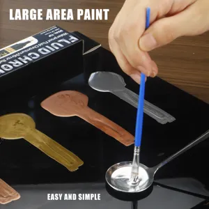 Doppelspitzer Chrom Marker für Modellbau Reparatur und spiegelnde Metallfarbe.