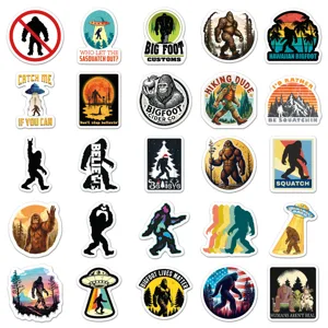Αδιάβροχο σετ αυτοκόλλητων Bigfoot για εξωτερική διακόσμηση, ανθεκτικά αυτοκόλλητα