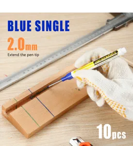 Langer Lochmarker Detailansicht mit 2,0 mm verlängerter Spitze für präzise Holzarbeiten.