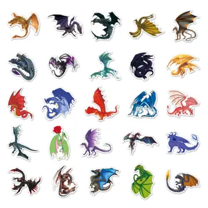 Cool dragon graffiti stickers waterproof DIY vinyl sticker for luggage skateboard
