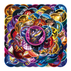 100pcs game skill icon waterproof stickers for water bottle phone DIY decoration and crafts