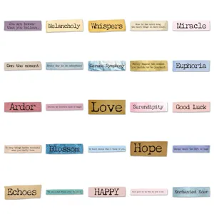 Retro English inspirational phrase stickers, waterproof decorative sticker set for journaling.