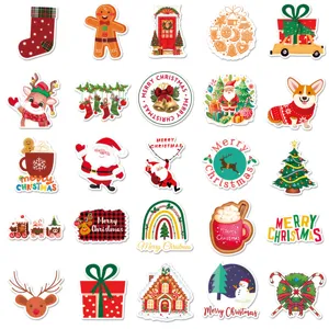 100pcs Christmas cartoon graffiti stickers waterproof DIY laptop phone water bottle decals
